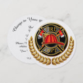 消防署からのご招待 招待状 (正面/裏面)