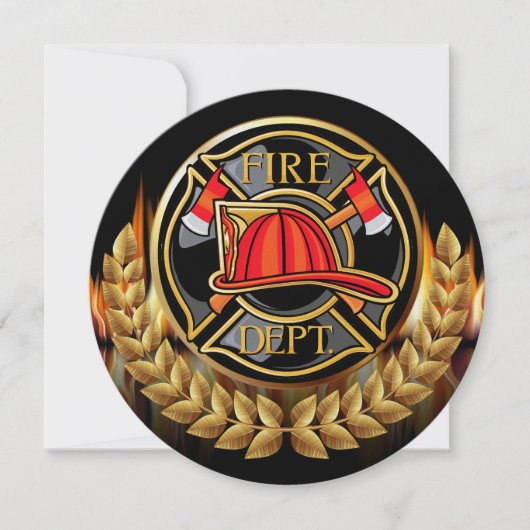 消防署からのご招待 招待状 (正面)