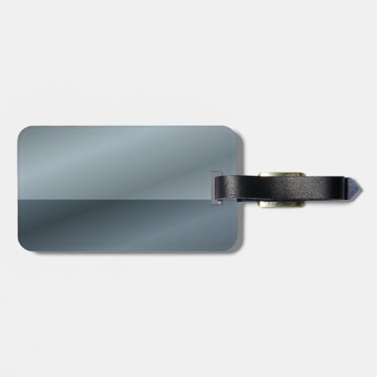 消防署によるカスタマイズ可能な記念日 ラゲッジタグ (裏面横)