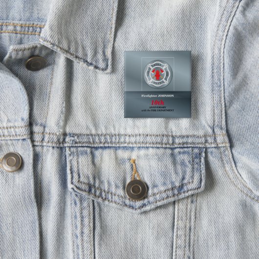 消防署によるカスタマイズ可能な記念日 缶バッジ (インサイチュ)