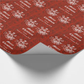 消防署のクリスマスのギフト用包装紙はそれをカスタマイズ! ラッピングペーパー (角)