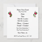 消防署のクリスマス 招待状 (裏面)