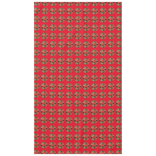 消防署のテーブルオーバー テーブルクロス (正面)