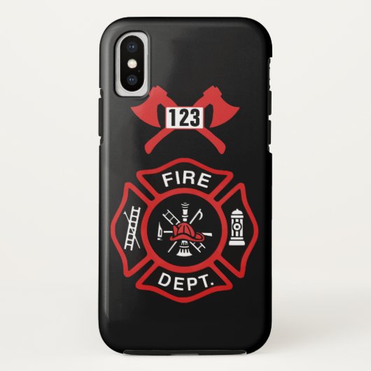 消防署のバッジ Case-Mate iPhoneケース (裏面)