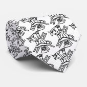 消防署のマルタ十字のタイ ネクタイ (ロール)