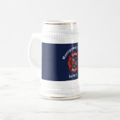 消防署のロゴカスタム ビールジョッキ (正面左)
