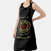 消防署のロゴ私たちはRGに救仕事する エプロン (インサイチュ)