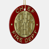 消防署の主な真鍮の記号 セラミックオーナメント (右)