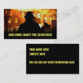 消防署の名刺 名刺 (正面/裏面)