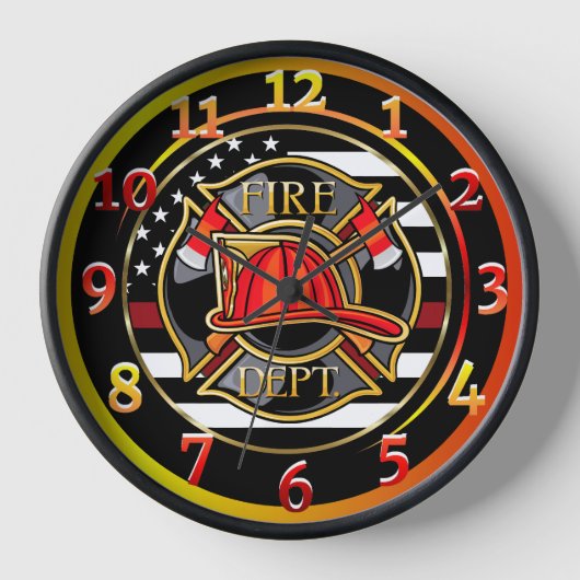 消防署の時計 壁時計 (正面)