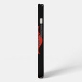 消防署の消防士のカスタマイズされた名前 iPhoneケース (左側面)