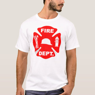 消防署の紋章-ワイシャツ Tシャツ