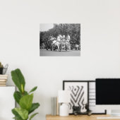 消防署の馬， 1925.ヴィンテージ写真 ポスター (ホームオフィス)