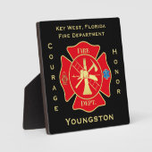 消防署エンブレムコールオナーデザイン フォトプラーク (正面)