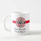 消防署エンブレム消防署ファイアーファイター コーヒーマグカップ (左)