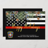 消防署クリスマスカスタムシンレッドライン シーズンカード (正面/裏面)