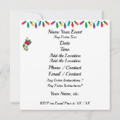 消防署クリスマスHDプリント 招待状 (裏面)