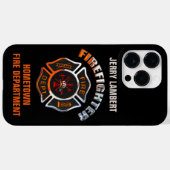 消防署クロム名テンプレート Case-Mate iPhoneケース (裏面 (横))