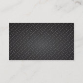 消防署ダークモダンメタル 名刺 (裏面)