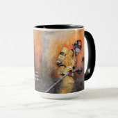 消防署ナンバーファイアーマンカスタム文字 マグカップ (正面右)