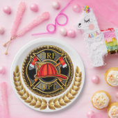 消防署パーティー品 ペーパープレート (パーティー)