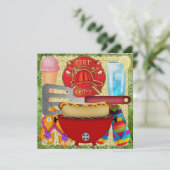 消防署パーティー- BBQ - SRF 招待状 (スタンド正面)