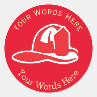 消防署ヘルムートカスタムラウンドステッカー ラウンドシール