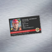 消防署ロカスタマイズゴファイター写真 マグネット名刺 (インサイチュ)