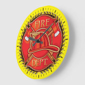 消防署時計 ラージ壁時計 (傾斜)