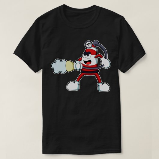 消防署消火器 Tシャツ (デザイン正面)