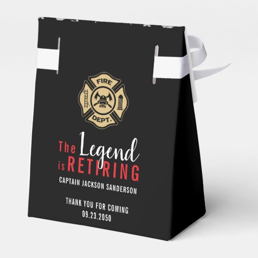 消防署消防士の退職 フェイバーボックス (裏面サイド)