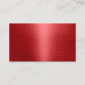 消防署消防士レッドメタル 名刺 (裏面)