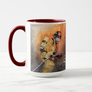 消防署番号消防士カスタム文字 マグカップ