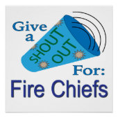 消防署長のために大声で叫ぶ ポスター (正面)