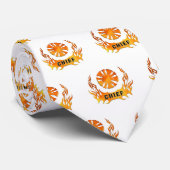 消防署長の炎 ネクタイ (ロール)