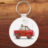 消防署長の自動車消防士 キーホルダー (正面)