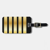 消防署長エパウレット金ゴールドバンドラゲッジタグ ラゲッジタグ (正面横)