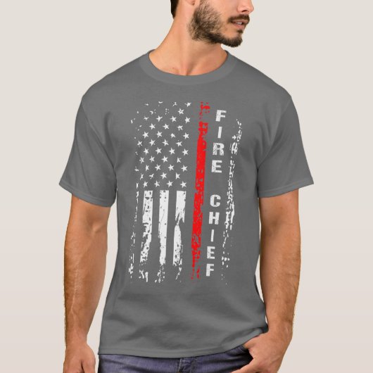 消防署長シャツ消防署長 Tシャツ (正面)