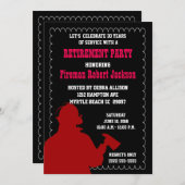 消防署長招待状 招待状 (正面/裏面)