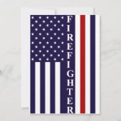 消防署長招待状 招待状 (裏面)