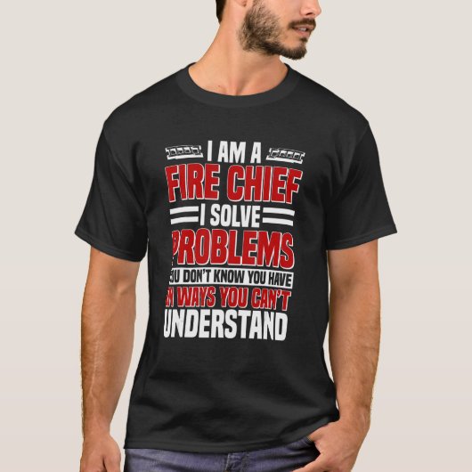 消防署長消防士 Tシャツ (正面)
