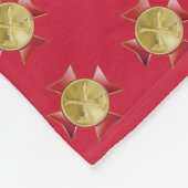 消防署2ブグルカスタム フリースブランケット (角)