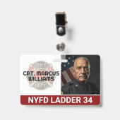 消防署 |上級メンバー バッジ (クリップ付き表面)