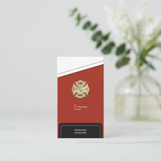 消防署 名刺 (スタンド正面)