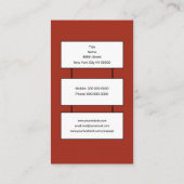 消防署 名刺 (裏面)