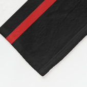 消防署ADD NAME消防士バッジレスキュー フリースブランケット (角)