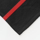 消防署ADD NAME消防士バッジレスキュー フリースブランケット (角)