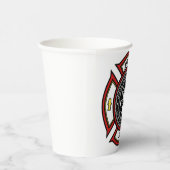 消防署ADD NAME消防士バッジレスキュー 紙コップ (右)