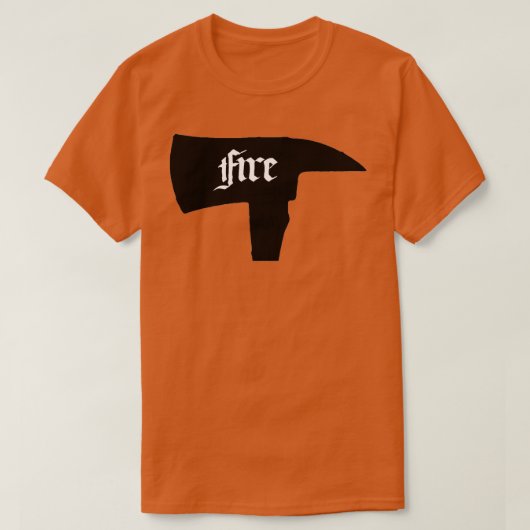 消防署Ax火災クラシックTシャツ Tシャツ (デザイン正面)