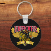 消防翼 キーホルダー (正面)